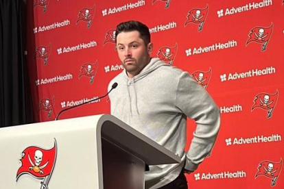 Mayfield, en su presentación, confió en que podrá encontrar su camino hacia el éxito en Tampa Bay.