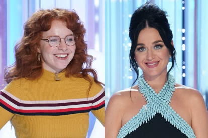Sara Beth y Katy Perry en American Idol.