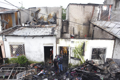 Los perjudicados no pudieron rescatar casi nada de sus pertenencias