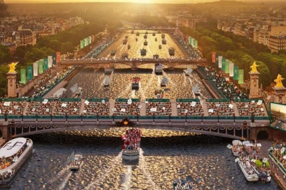 El río Sena albergará 100.000 plazas durante la apertura.