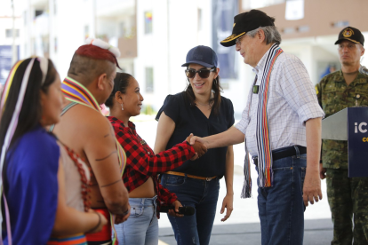 Un día antes de ser internado, Lasso estuvo en Santo Domingo.