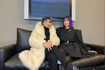 Fito Páez junto a Fabina Cantilo.