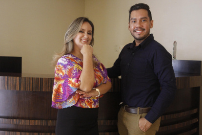Karen Bohórquez y José Luis Pilozo, voz y piano en el concierto de esta noche.