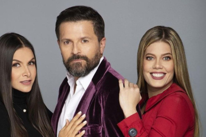 Natalia, Julio César y Lorna.