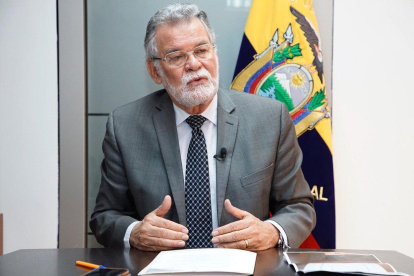 Funciones. El vicepresidente del Consejo Nacional Electoral, Enrique Pita.