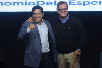 En 2021, Andrés Arauz y Carlos Rabscall fueron binomio para la Presidencia de la Repúblcia.