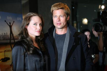 Angelina Jolie y Brad Pitt.