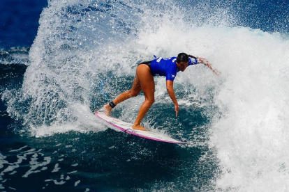 Dominic Barona es la campeona latinoamericana defensora de su categoría. Busca también ir a París 2024.