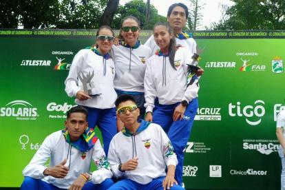 Por equipos damas y varones, Ecuador fue el mejor.