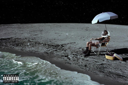 Portada del nuevo álbum de Rauw Alejandro, "Playa Saturno".