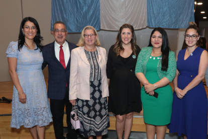 Gilda Alcívar, José Brito, Mary Fisk-Ridder, Paula Casado, Edith Pino y Michele Portaluppi.