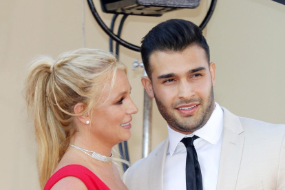 Britney Spears y Sam Asghari en sus tiempos felices.