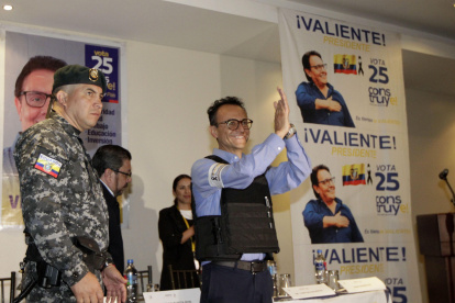 Zurita asumió la candidatura presidencial tras el asesinato de Fernando Villavicencio.