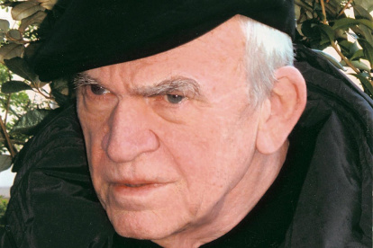 Imagen de 2005 del escritor checo Milan Kundera.