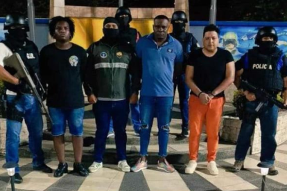 Los antisociales fueron capturados por agentes policiales.