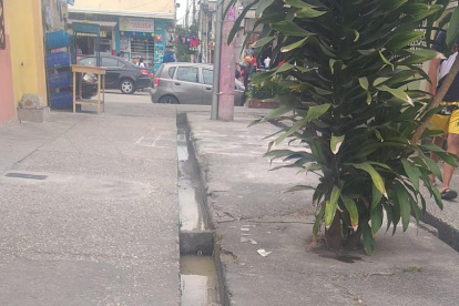 En este canal del sector 500 los malos olores invaden el barrio.