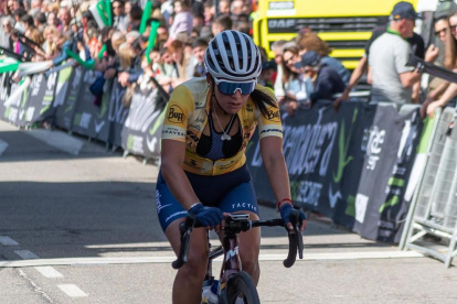 La ecuatoriana es la actual líder en la clasificación de la Montaña.