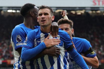 Pascal Gross puso el 2-0 momentáneo.