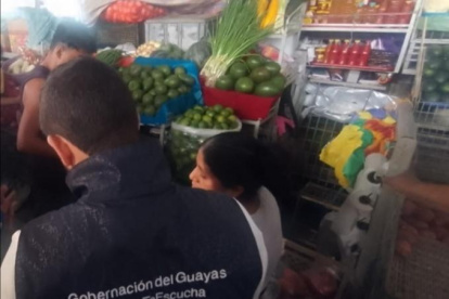 Mercado.- En Sauces IX se realizó un operativo hoy, jueves 21 de septiembre de 2023.