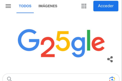 Un doodle es una alteración temporal del logotipo de Google que se muestra en la pantalla del buscador con motivo de la celebración de un evento.