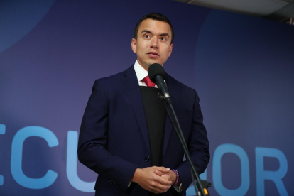 Daniel Noboa fue la apuesta de ADN para llegar a la Presidencia.
