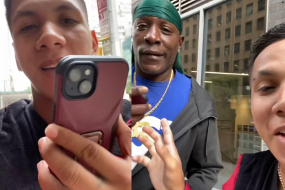 El joven Ecuatoriano ayudó a un hombre encontrar su celular.