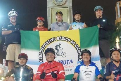 El equipo Ciclo Ruta Machala de El Oro, uno de los asistentes.