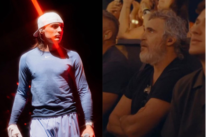 Música. Peso Pluma y Joaquin Phoenix. San Bernardino, California, 15 de octubre de 2023