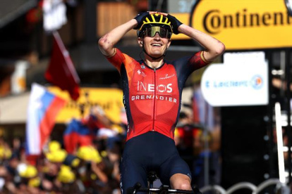 Rodríguez ganó etapas y terminó 4° en el Tour de Francia 2023.