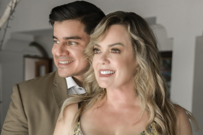 Úrsula Strenge e Isaac Delgado