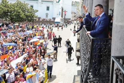 El presidente electo Daniel Noboa tendrá, aproximadamente, 18 meses de gobierno.