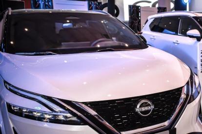 Nissan con su stand en el Auto Show de Cuenca hace poco días.