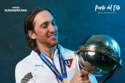 Zubeldia fue elegido como mejor DT de la Copa Sudamericana 2023