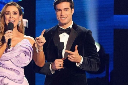 Danilo con Jacqueline Bracamontes