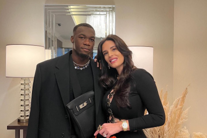 Felipe Caicedo y su esposa María García celebraron la Navidad en España.
