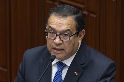 Autoridad.- El primer ministro de Perú, Alberto Otárola.