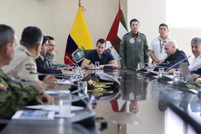El presidente Daniel Noboa ha mantenido reuniones de seguridad en Manabí, Pichincha y Guayas en las últimas semanas.