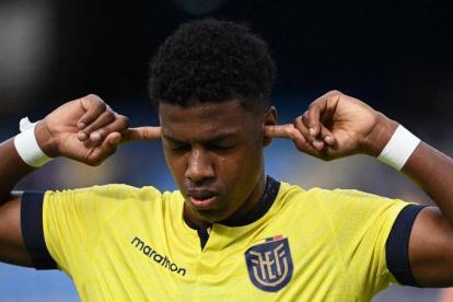 Mercado anotó su primer gol en el partido de Ecuador frente a Venezuela