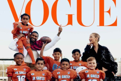 El cantante con su familia en la portada de la Revista Vogue. Él ya actuó en 2011 con Black Eyed pero como secundario.