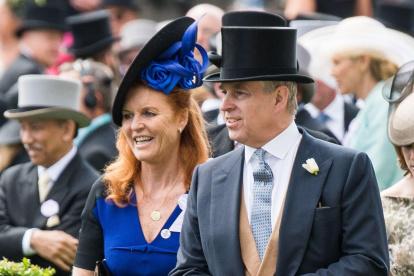 Sarah Ferguson y Andrés.