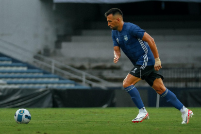 Aníbal Leguizamón tiene ya cuatro temporadas en Emelec y contrato termina en junio de este año. Aún no habla de renovación.