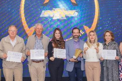 Ejecutivos y representantes de Chevrolet a nivel nacional en su convención anual.