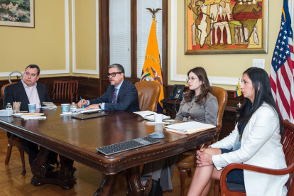Soledad Peña Plaza funge como jefa de la misión diplomática de Ecuador en Estados Unidos.