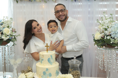 Érika de Nieto, Salvatore y Walter Nieto.