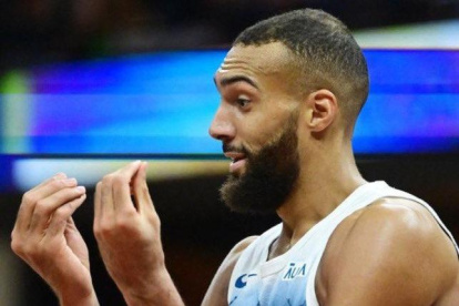 Rudy Gobert de los Timberwolves no tuvo un comportamiento adecuado.