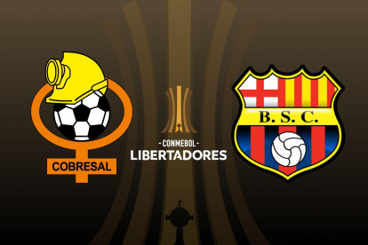 El primer partido de la Copa Libertadores 2024, Cobresal vs. Barcelona