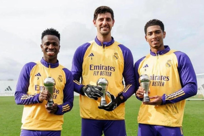 Los jugadores del conjunto madridista fueron reconocidos en el once ideal de FIFPro