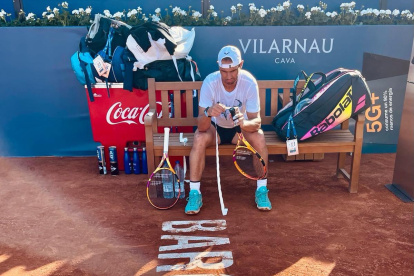 El exnúmero uno del mundo empezó a moverse en la sede del torneo español.
