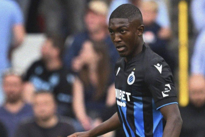 El defensor tricolor jugó todo el partido en la goleada del Brujas