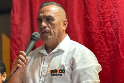 José Sánchez ganó la alcaldía de Ponce Enríquez en las elecciones seccionales de febrero de 2023.